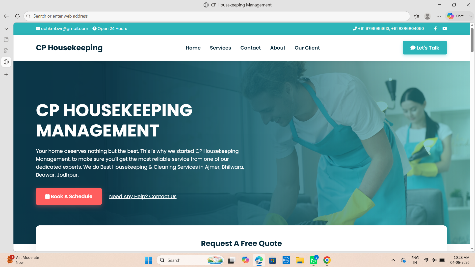 CP Housekeeping Details